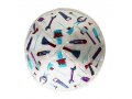 Yair Emanuel Kippah for Children  Embroidered Tools on White