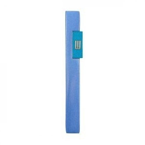 Yair Emanuel Mezuzah Case with Shin Letter in Rectangle Pop Out  Blue