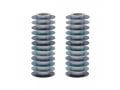 Yair Emanuel, Stacked Disc Style Candlesticks - Shades of Blue