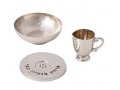 Yair Emanuel Three-Piece Mayim Achronim Set - Stainless Steel