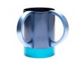 Yair Emanuel Wash Cup with Words Al Netilat Yadayim - Two Tone Blue