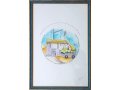 YehuditsArt Whimsical Handmade Wall Decor - Building the Third Temple